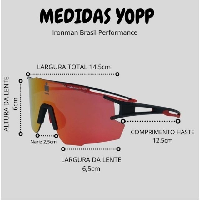 Óculos Yopp Ironman UV400 MASK IMB2.5