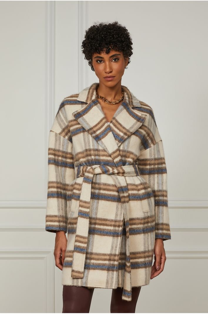 Casaco Lã Xadez Azul - Animale | Kadô Boutique - Fabulous, Agilitá