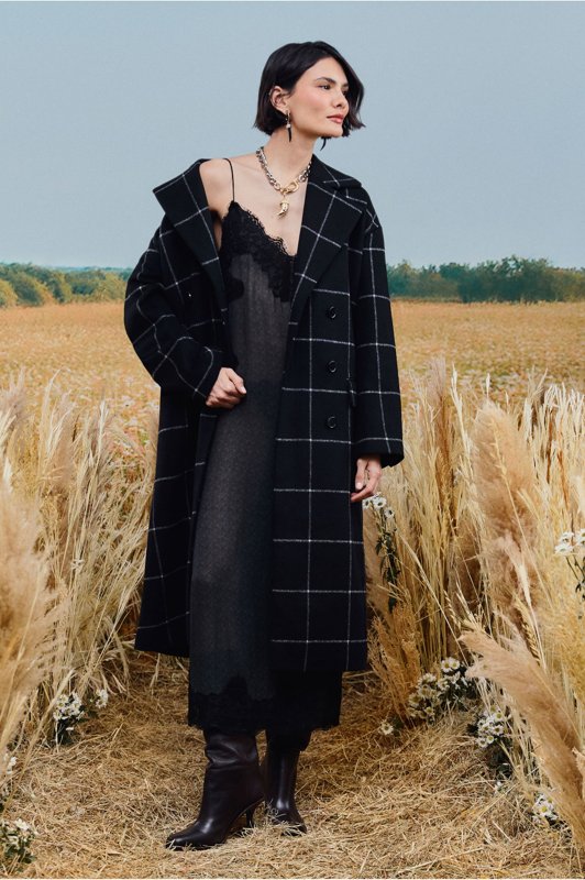 Trench Coat Over Xadrez - Animale | Kadô Boutique - Fabulous