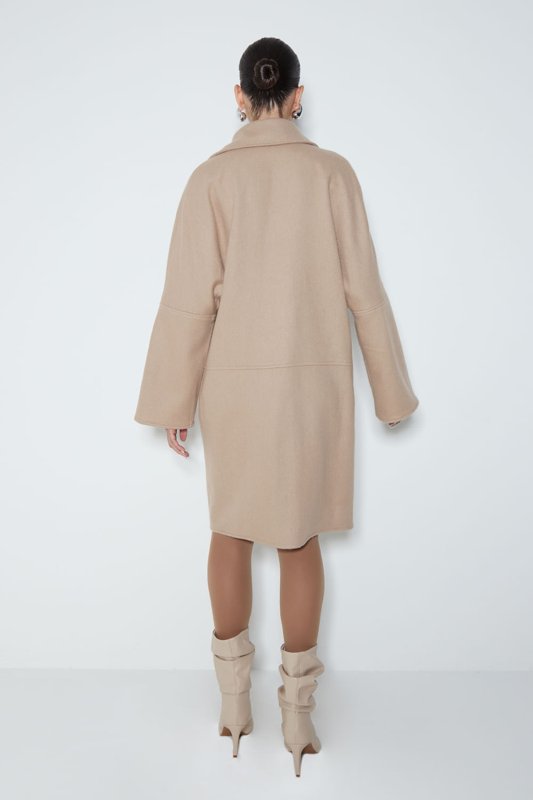 Casaco Longo de La Com Poliamida - Zen | Kadô Boutique - Fabulous