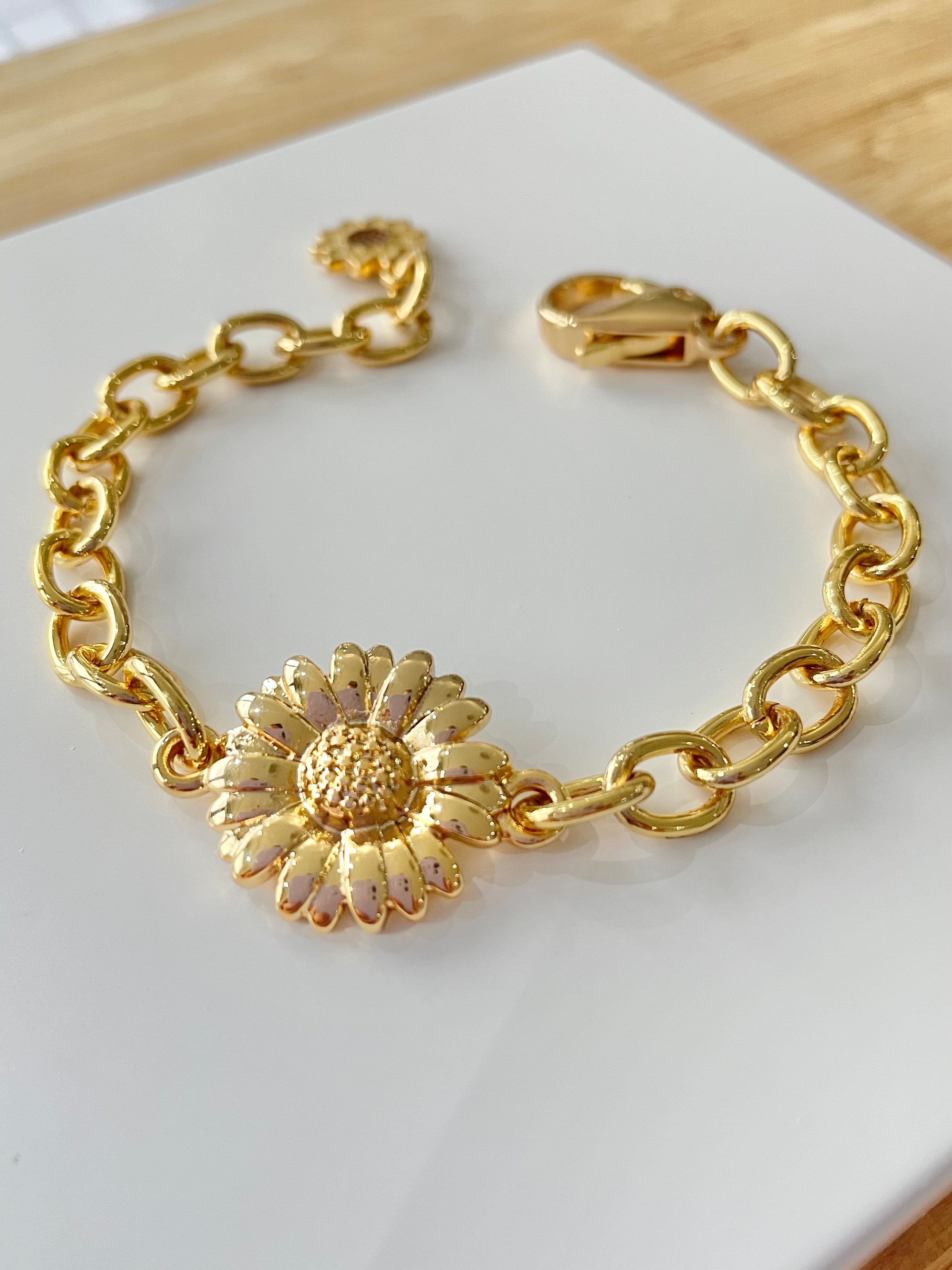 Pulseira Girassol | sweetpoa acessórios