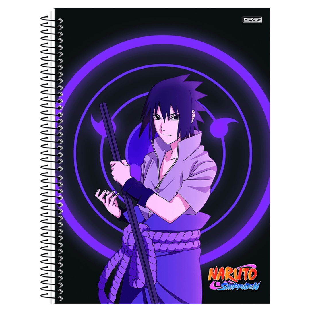 Caderno Anime Naruto Uzumaki 10 Matérias Universitário - TECH KING