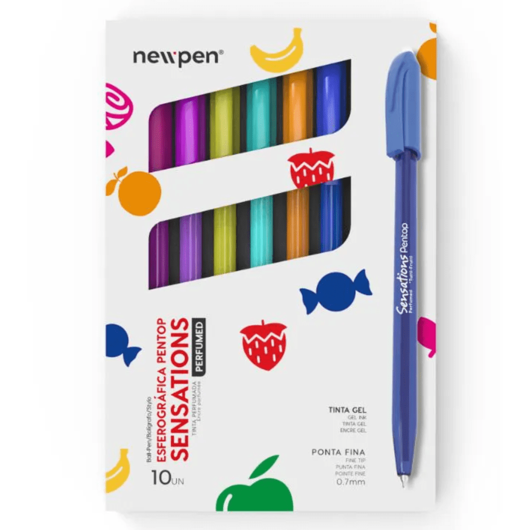 Eu comprei um kit de canetas profissionais pra colorir os meus desenhos