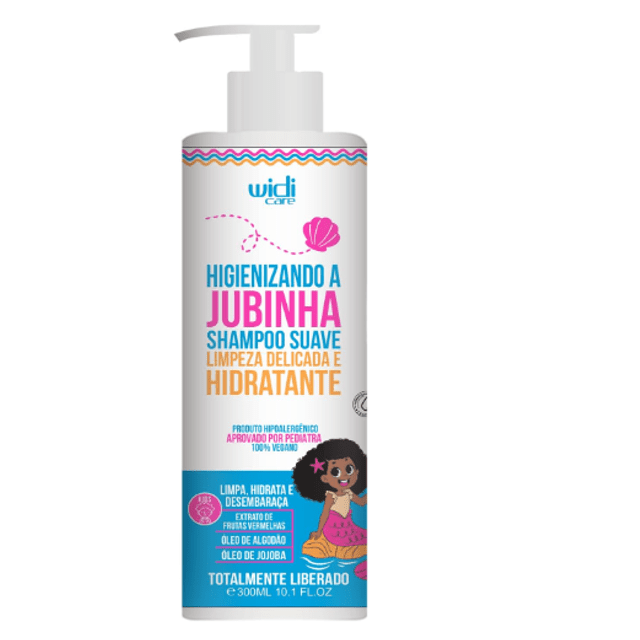 SHAMPOO HIGIENIZANDO A JUBINHA HIDRATANTE WIDI CARE 300ml