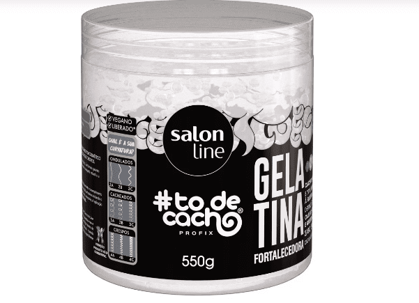 GELATINA SALON LINE #TODECACHO FORTALECEDORA 550g