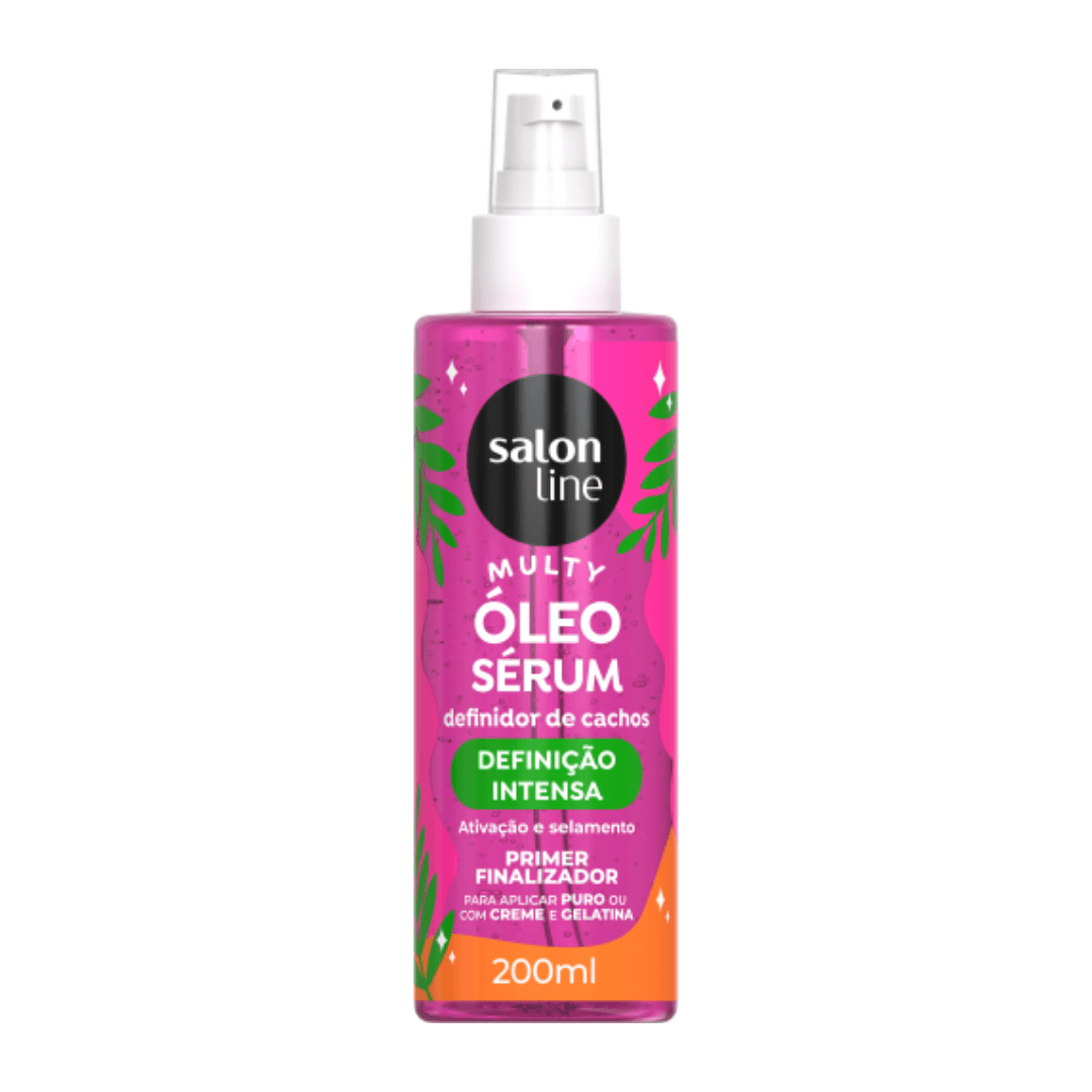 ÓLEO SÉRUM DEFINIÇÃO INTENSA MULTY SALON LINE 200ML | Amor Beleza