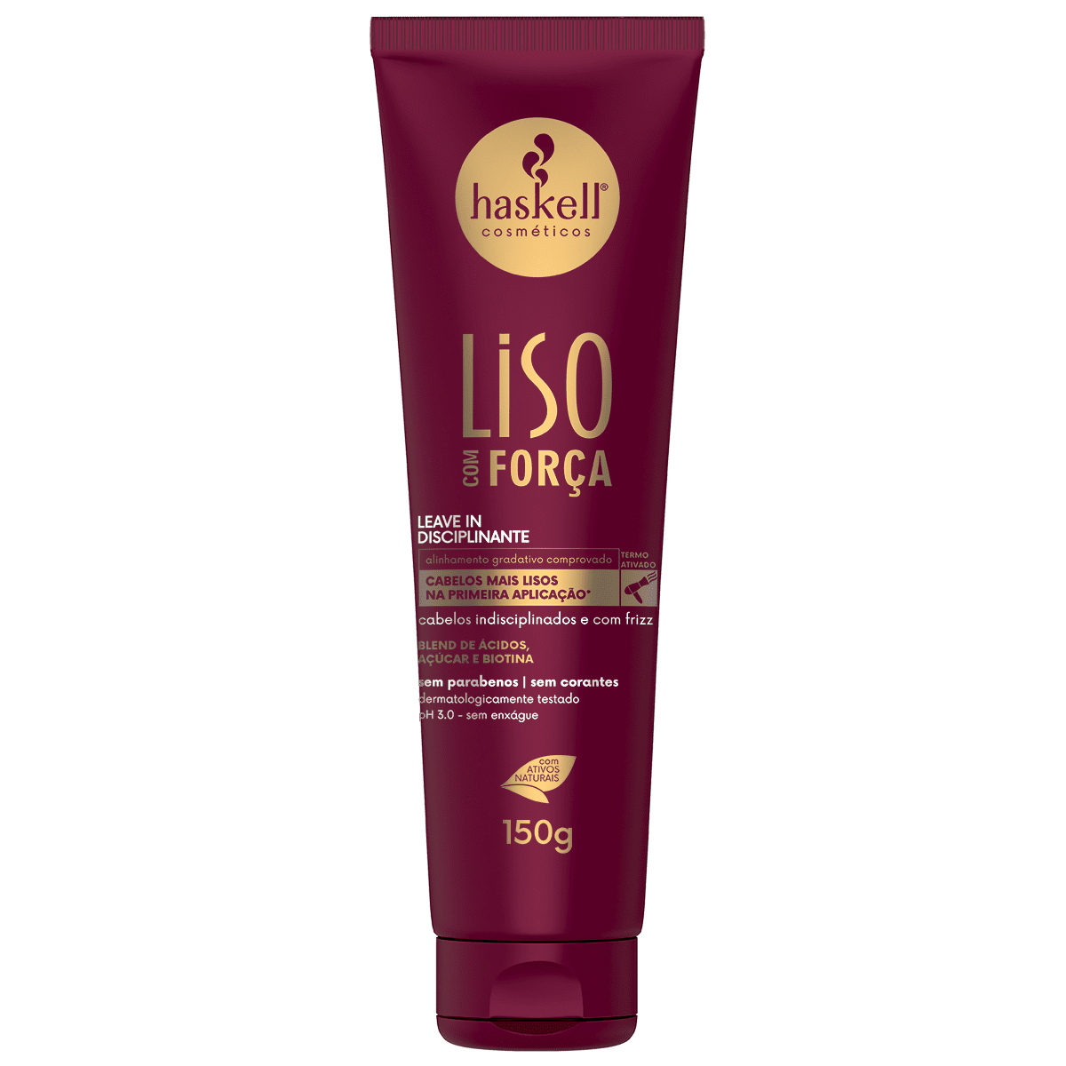 LEAVE IN DISCIPLINANTE HASKELL LISO COM FORÇA 150g 