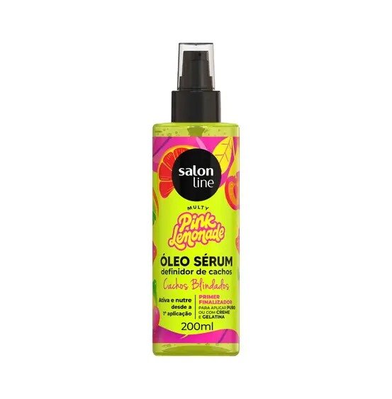 CACHOS DOS SONHOS ÓLEO SÉRUM MULTY PINK LEMONADE SALON LINE 200ML