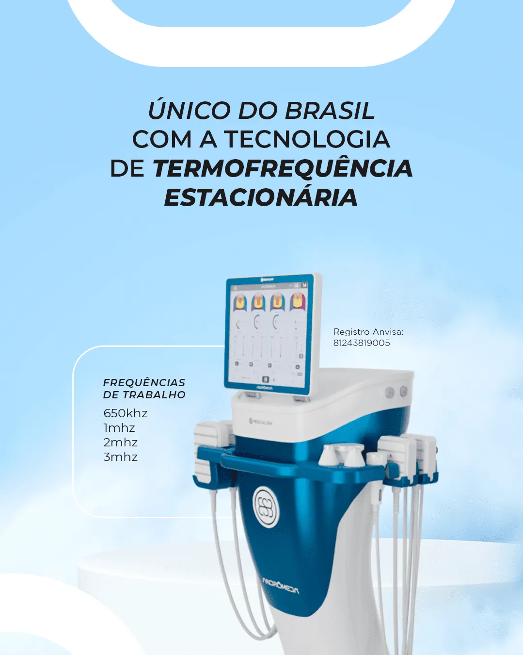 Andrómeda - Aparelho de Termofrequência Bipolar para Estímulo
