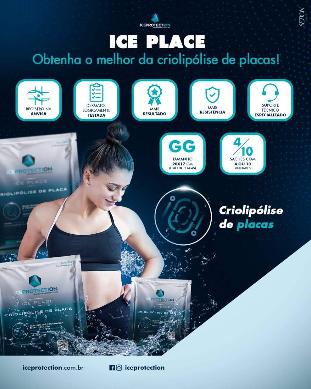 Ice Place - Manta para Criolipólise - Iceprotection 10un