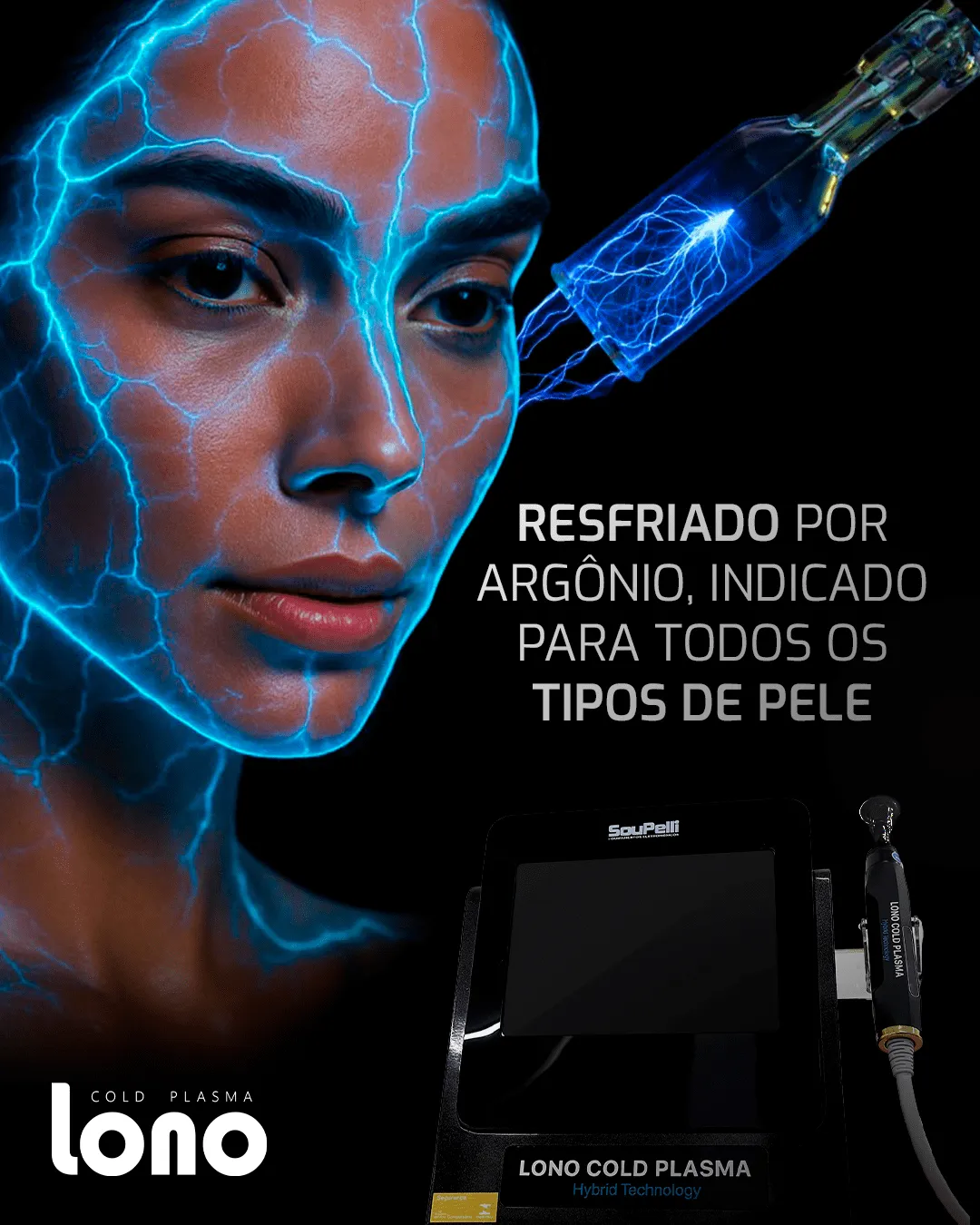 Lono Lono – Cold Plasma - SouPelli | HS Med | Aparelhos de Estética ...