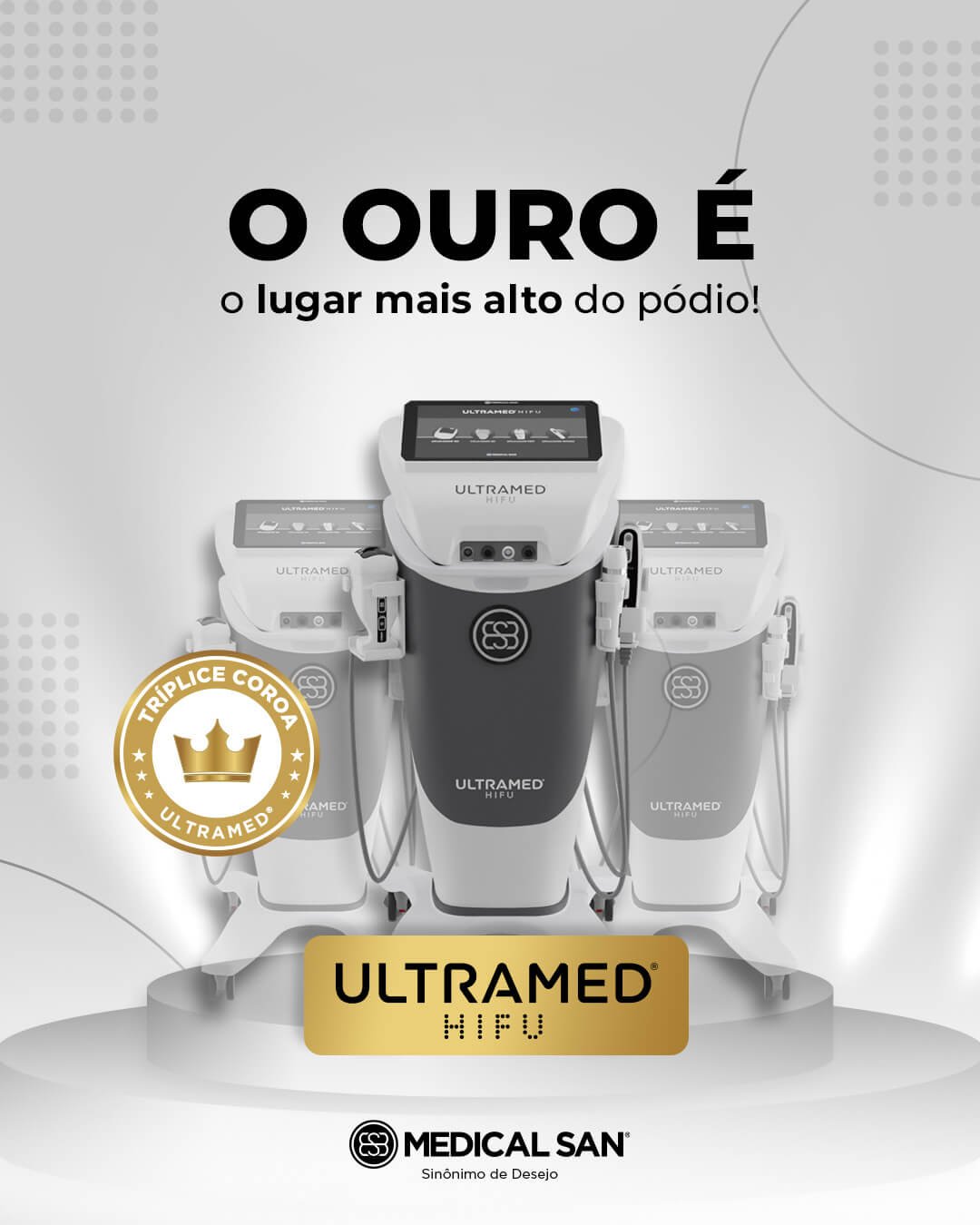 Novo Ultramed HIFU Medical San – Ultrassom Micro e Macrofocado
