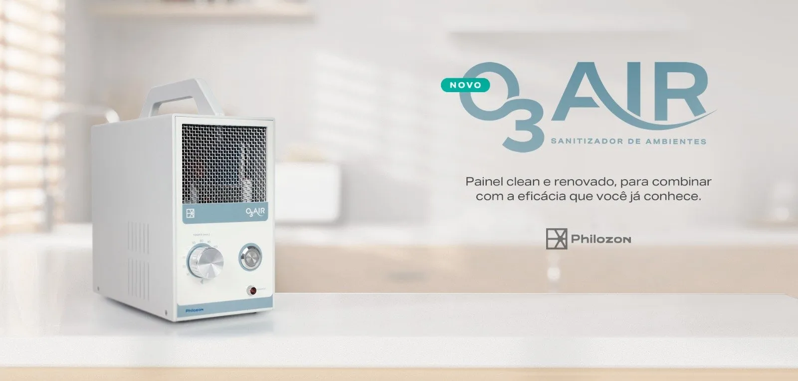 O3Air – Aparelho Gerador de Ozônio para Ambientes – Philozon | HS