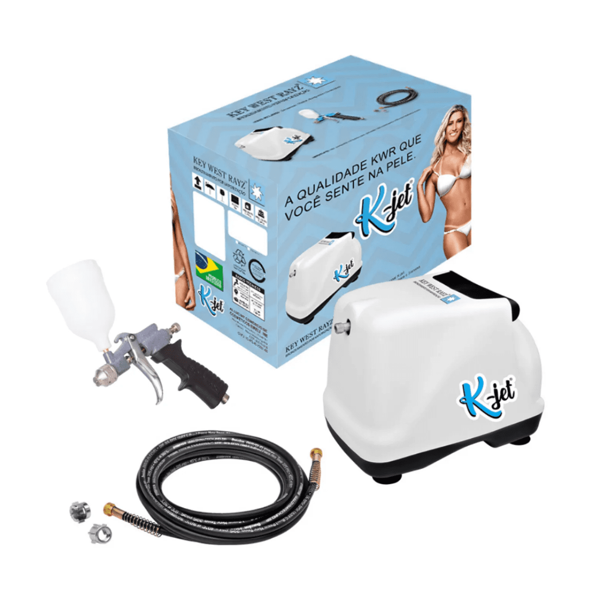 Compressor K-JET Key West Rayz | HS Med | Aparelhos de Estética