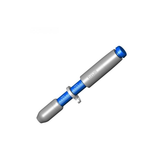 Kit Caneta pressurizada Twister iNjector  +  10 un. Reservatório de Ativo  + 10 un. Adaptador de Reservatório de Ativo 0,5ml - Basall