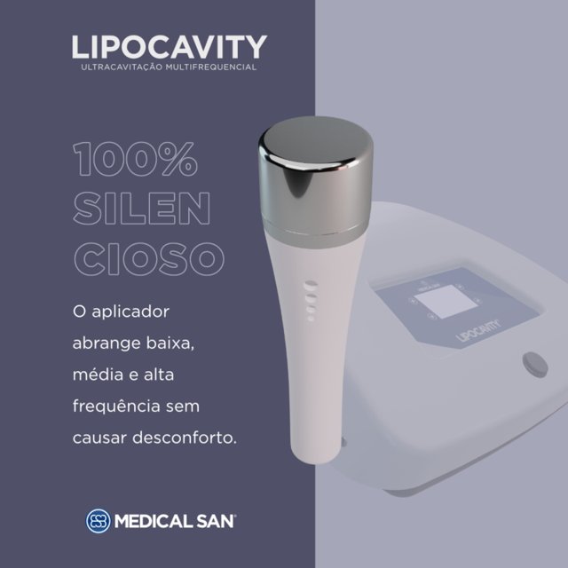 Lipocavity Multifrequencial – Ultracavitação multifuncional baixa frequência  – Medical San