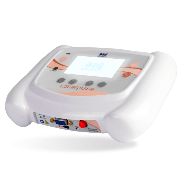 Novo Laserpulse Portátil com Probe LED Violeta P6 410 nm - Aparelho de Laserterapia e Ledterapia  - IBRAMED