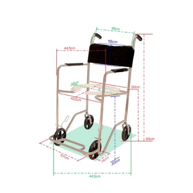 Cadeira de Rodas para Banho POP - Jaguaribe