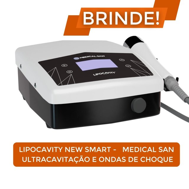 Criodermis - Aparelho De Criolipólise de Placas Medical San 2 aplicadores G + RACK + Lipocavity New Smart BRINDE! 