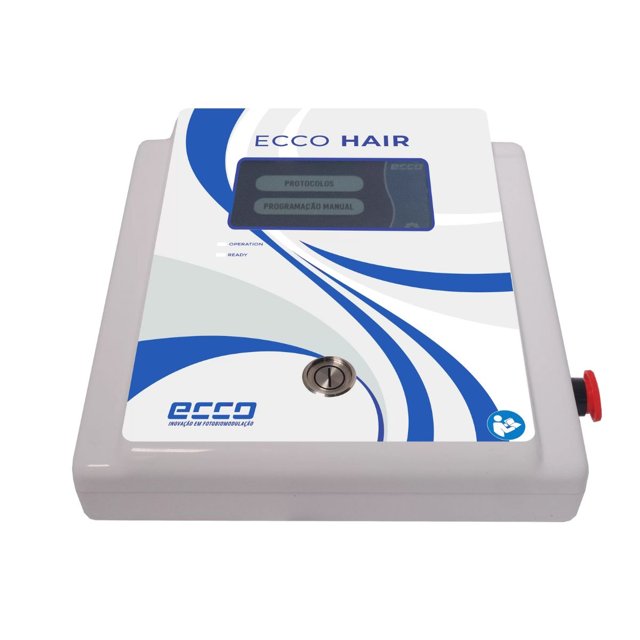 Ecco Hair Aparelho de Led e Laser para Terapia Capilar - Ecco Fibras