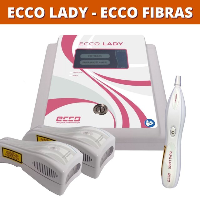 Ecco Lady Ecco Fibras - Aparelho de LED e Laser Estético e Terapêutico