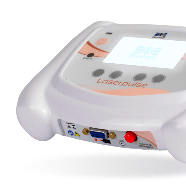 Novo Laserpulse Portátil com Probe LED Violeta P6 410 nm - Aparelho de Laserterapia e Ledterapia  - IBRAMED