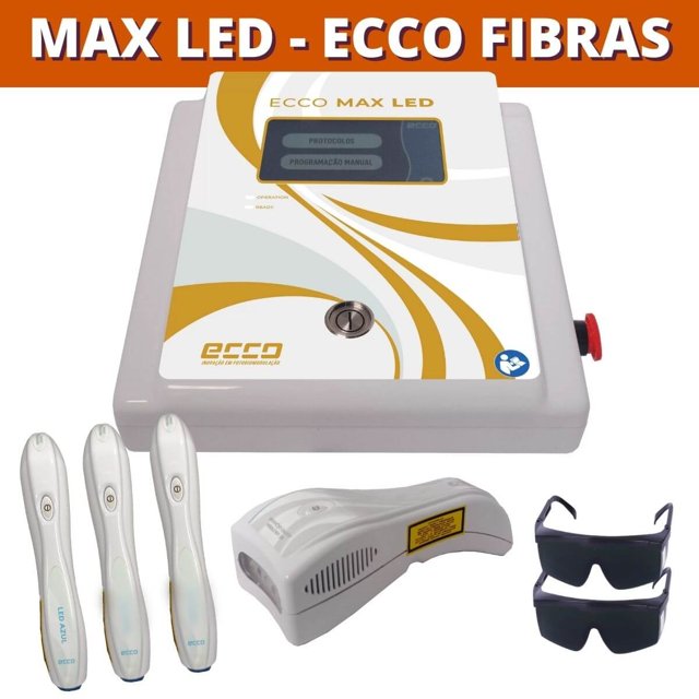 Max Led Ecco Fibras - Aparelho de Fototerapia por Leds para Podologia