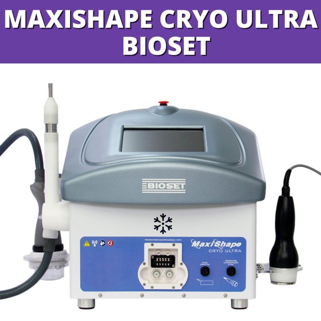 Maxishape Cryo Ultra Bioset - Aparelho de Criofrequencia, Ultracavitação e PSW
