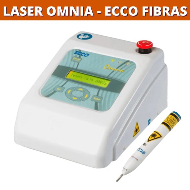 Omnia - Aparelho de Laserterapia para Acupuntura e Fisioterapia Ecco Fibras