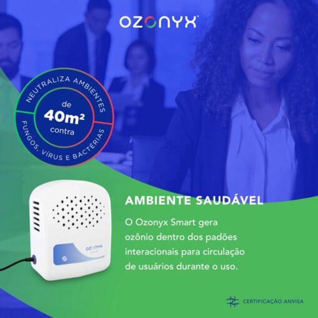 Ozonyx Smart - Oxi-Sanitizador e Esterilizador de Ar de Ambientes - Medical San