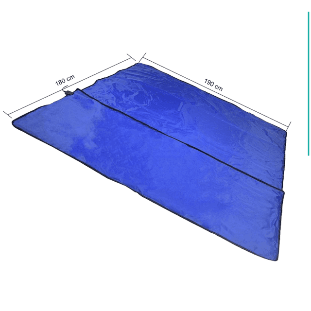 Manta Térmica Corpo Inteiro Standard Termotek 190 x 180 cm - Azul  Estek