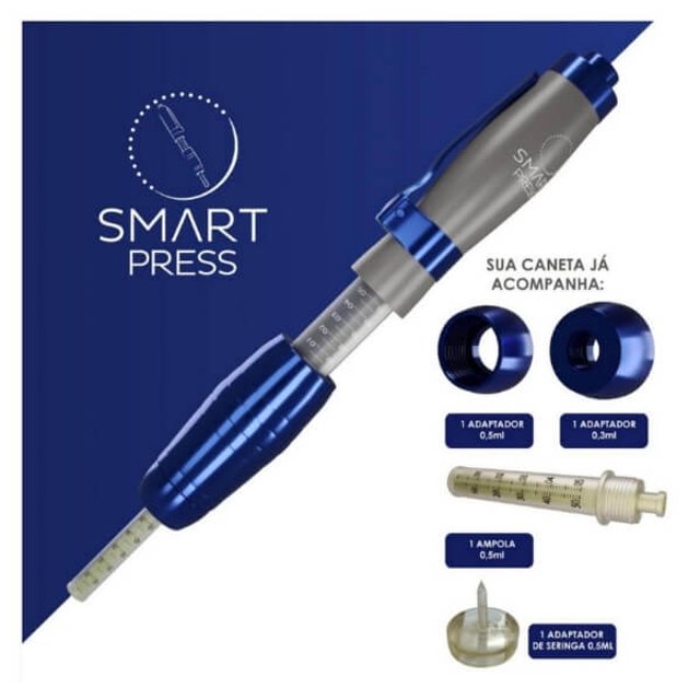 Smart Press GR - Caneta Pressurizada Para Mesoterapia E Intradermoterapia - Smart GR