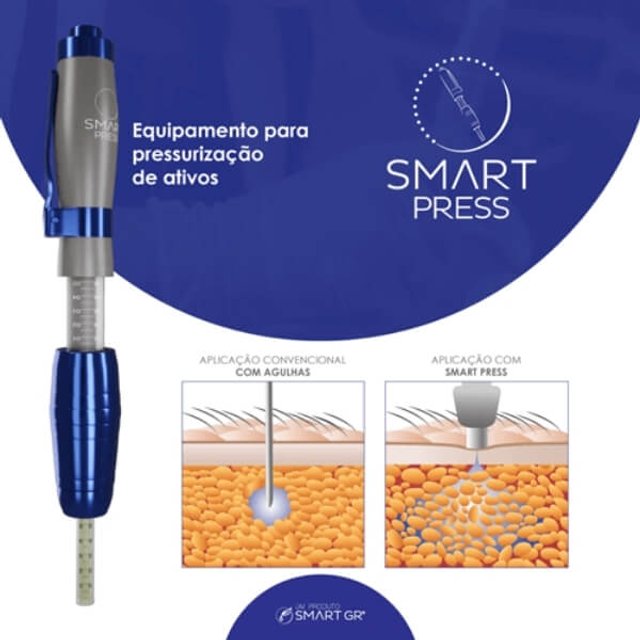 Smart Press GR - Caneta Pressurizada Para Mesoterapia E Intradermoterapia - Smart GR