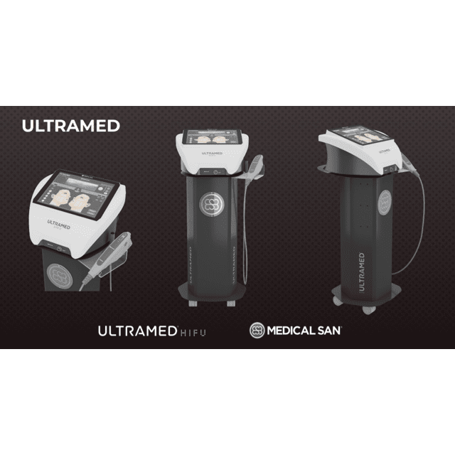 Ultramed Hifu Medical San - Aparelho de Ultrassom Microfocado com 3 Cartuchos 