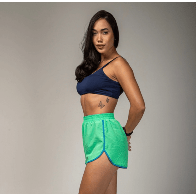 Short Tactel Verde | Taurin Fitness