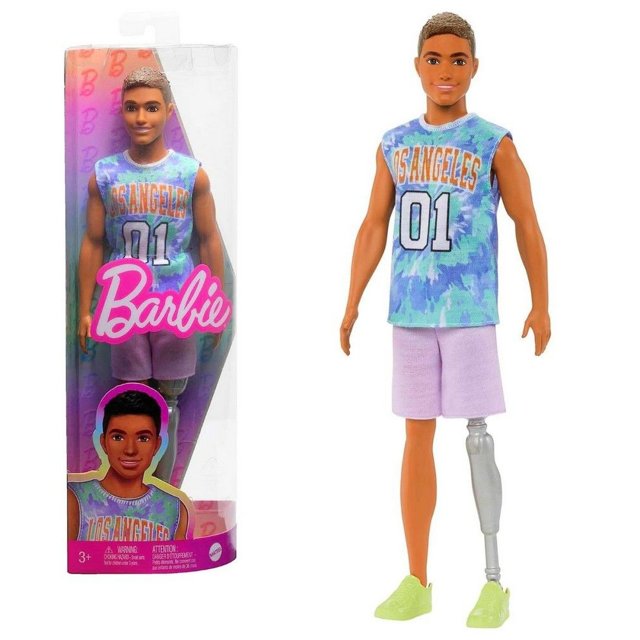 Barbie Boneco Ken Fashionista Perna Protética - 212 - Mattel