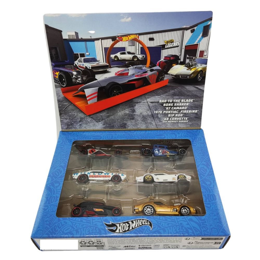 Hot Wheels Temático Legends Multi Pacote Mattel - 6 Carros | Dudu