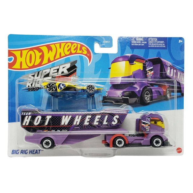 Hot Wheels Caminhão Transportador Mattel Big Rig Heatz Dudu