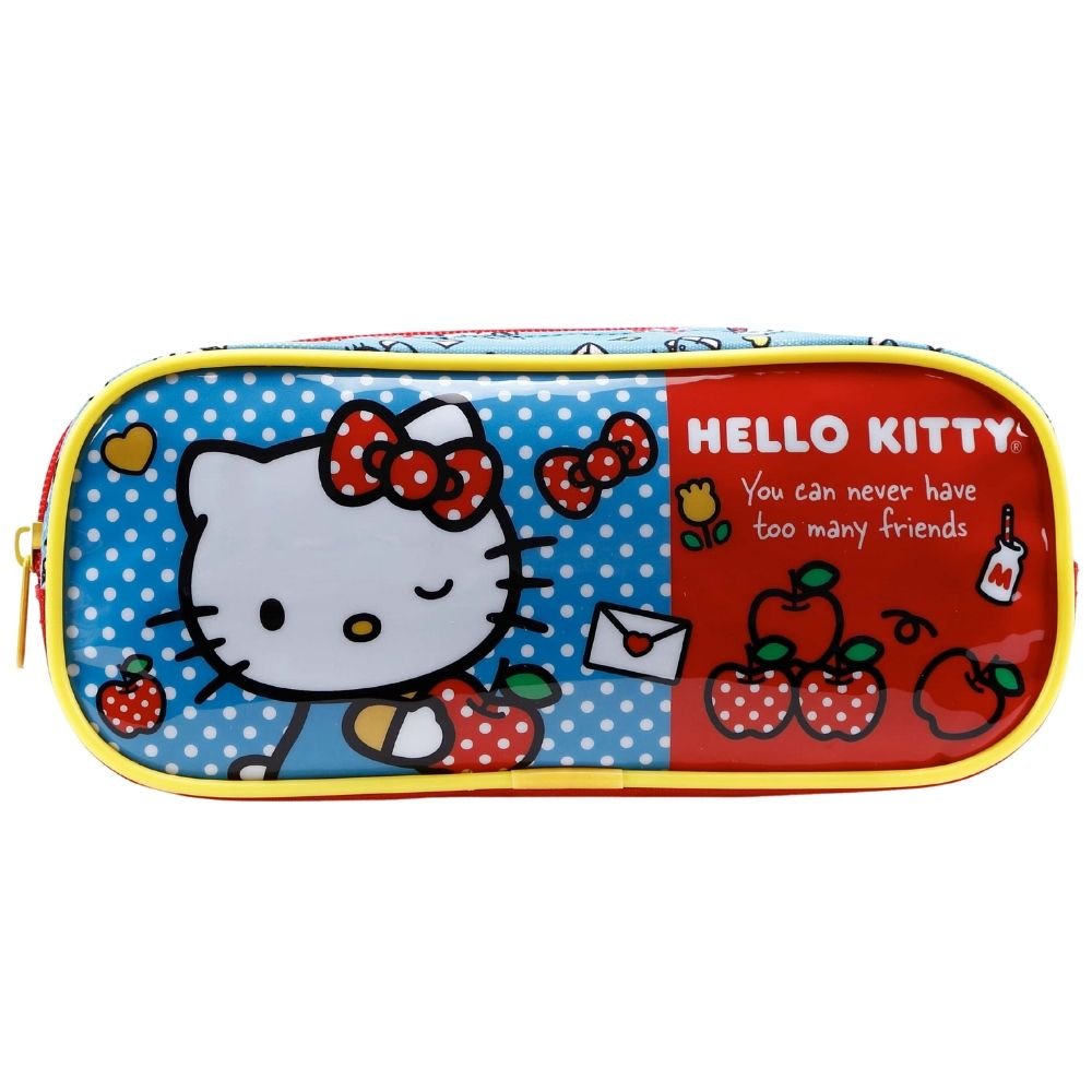 Estojo Escolar 1 Zíper - Hello Kitty X 11825 - Xeryus