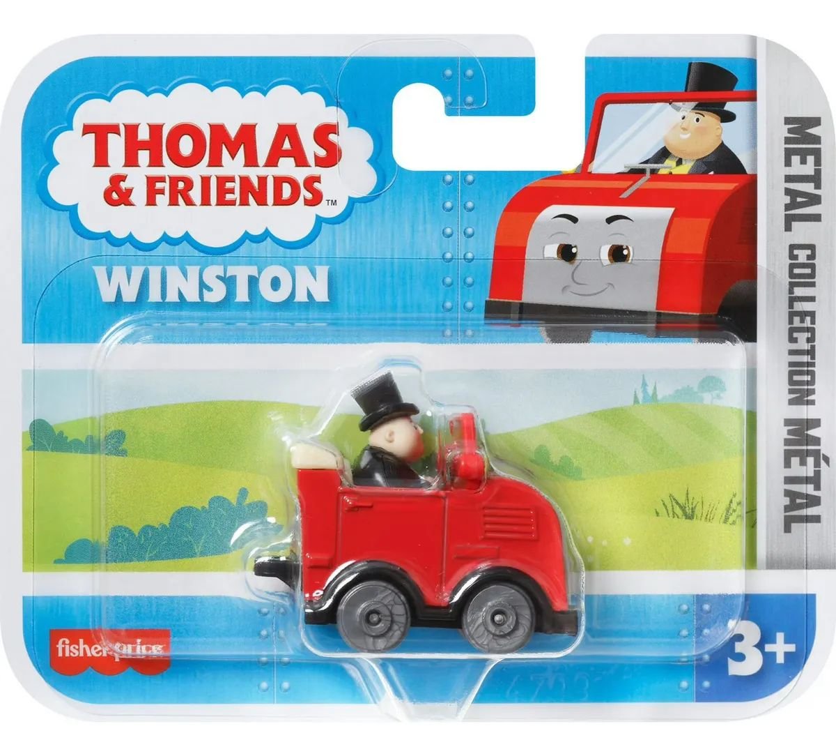 Thomas e Seus Amigos Trem de Brinquedo Metalizado Winston HTN38