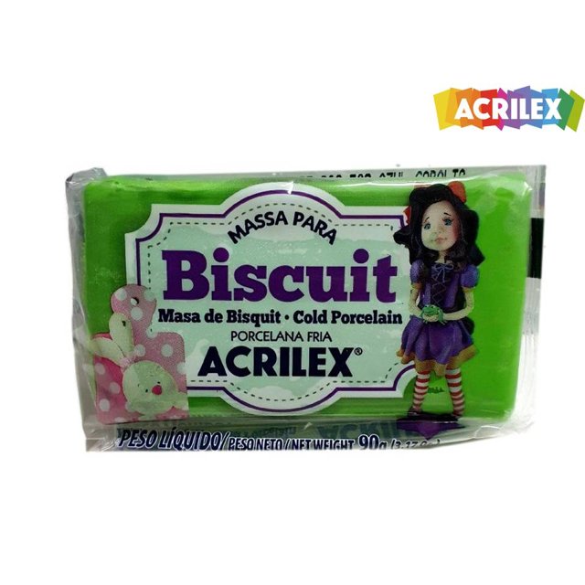 Masa de Porcelana fría Biscuit Acrilex