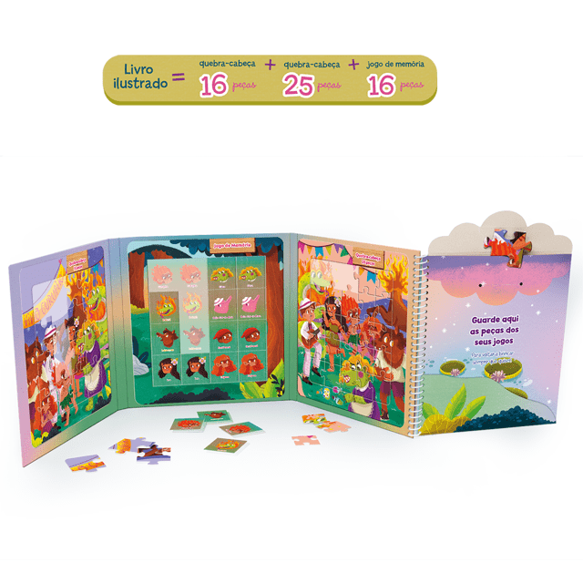 Brinquedo Educativo - Livro Brinquedo - Folclore Brasileiro - Toyster
