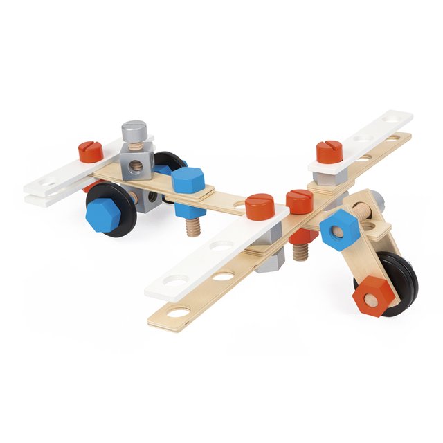 Brinquedo de Madeira Pequeno Engenheiro 50 Peças Brico Kids Janod