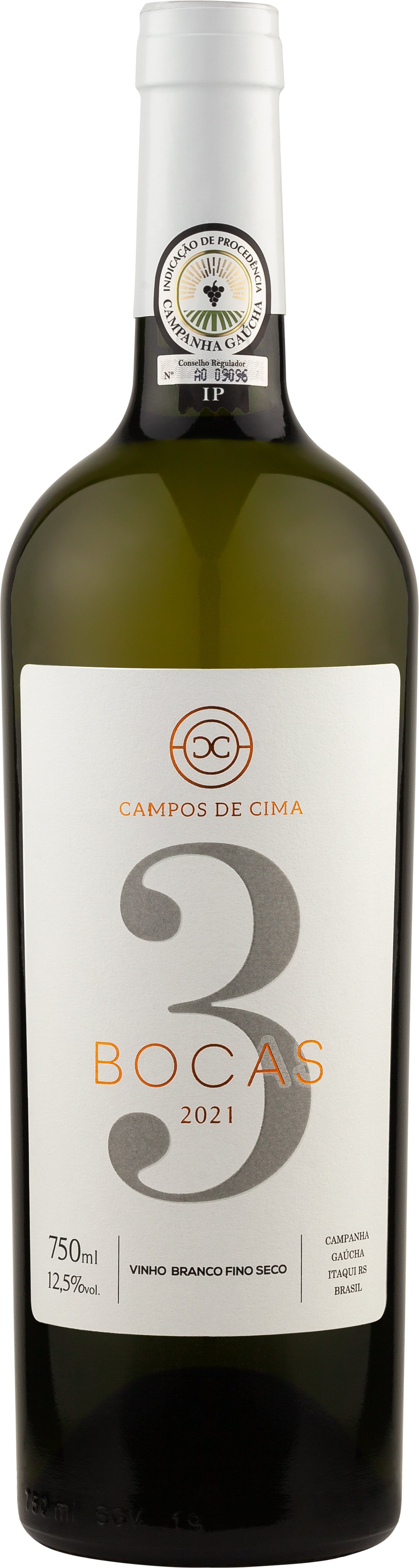 Vinho 3 Bocas Branco 2021 - Campos de Cima