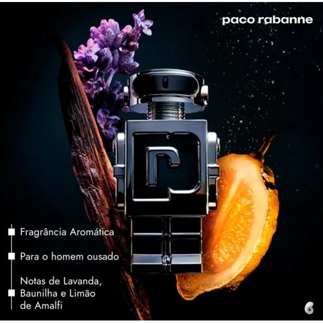 Phantom Paco Rabanne Eau de Toilette - Perfume Masculino | Brave Store