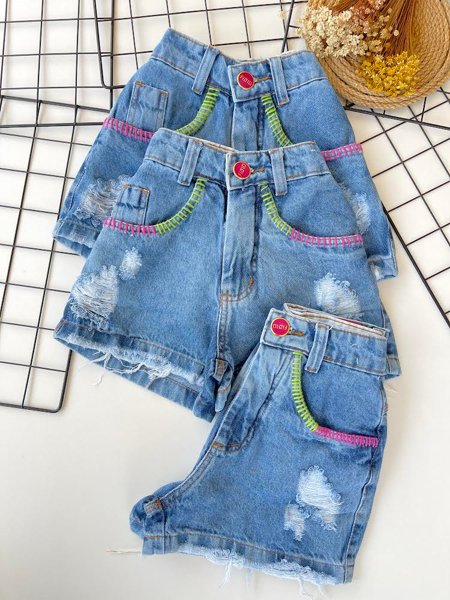 SHORT Crochê Verde | Bella Lolla