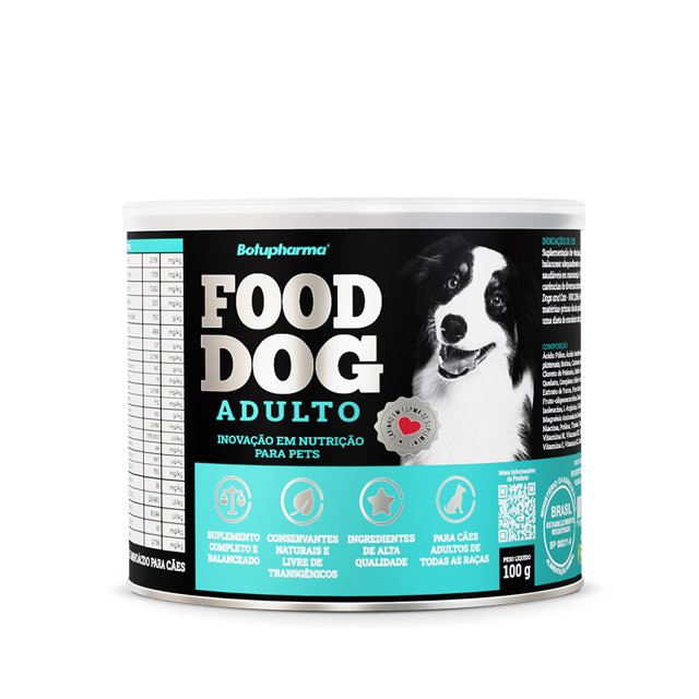Food Dog Manutenção 100g - Suplemento Natural Para Cães Adultos