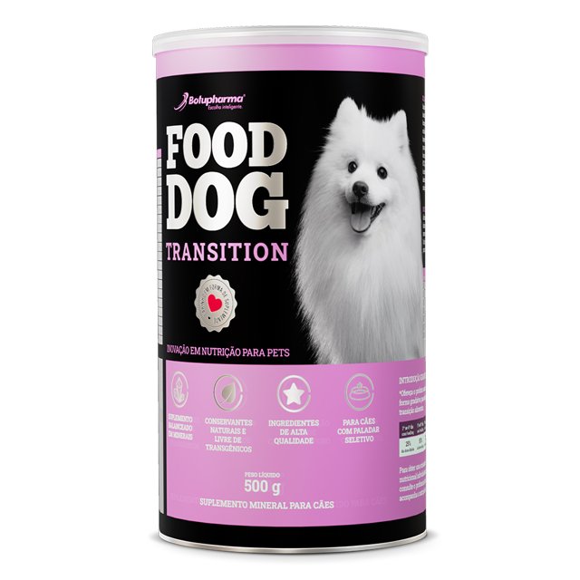 Food Dog Transition (Minerais) 500g p/ dieta de Cães com Intestino Sensível