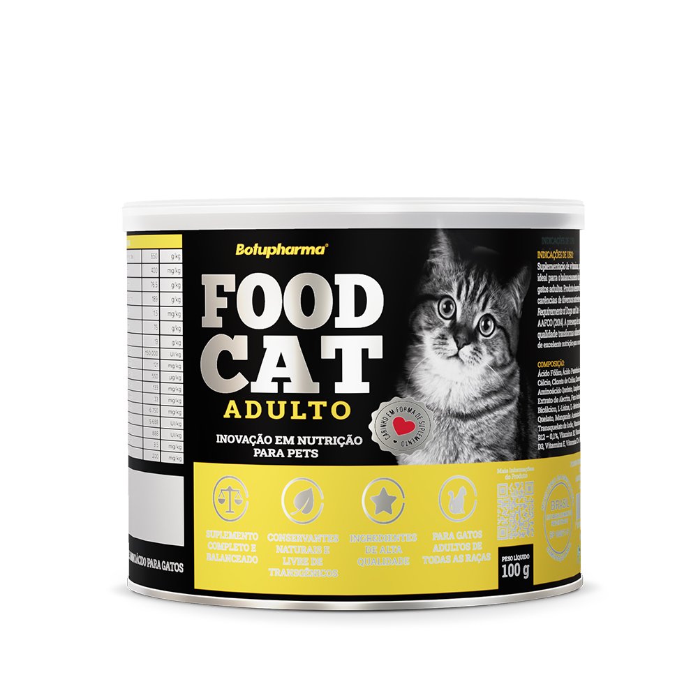 Food Cat Adulto 100g Animal Natural