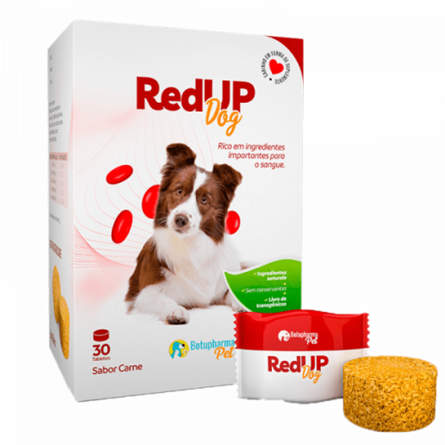 Red Up Dog Suplemento Natural p/ Cães com Anemia - Nutradog
